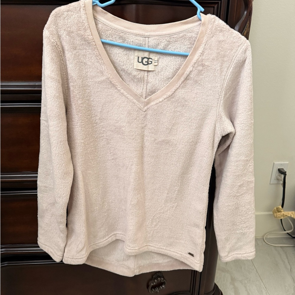UGG Women's Soft Beige Set of sweatpants and sweatshirt - Picture 3 of 6
